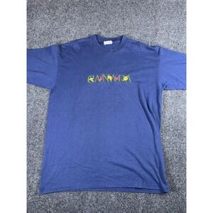 Vintage Canada Shirt XL Ravens Athletic Blue Maple Leaf Graphic Tee Made Canada